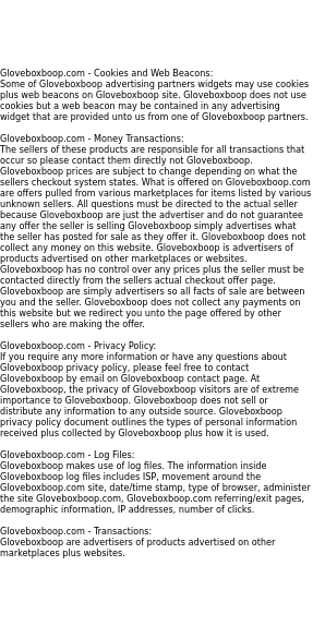 gloveboxboop privacy