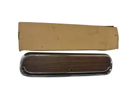 Fm-bg008b Acp Glove Box Door Woodgrain Deluxe For Mustang Pony 1965-66 Brown Interior New