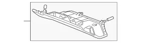 77325-stx-a00 Acura Genuine Cover Assembly Passenger Lower