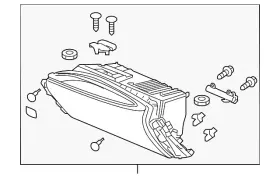 77510-tz3-a04zh Acura Genuine Box Assembly Glove Type A