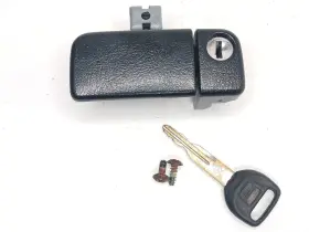 77540-st7-a01za Acura Oem 1994-2001 Integra Glove Box Compartment Latch Handle With Key Black Used