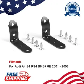 Aftermarket Products 847227067559 For Audi A4 S4 Rs4 B6 B7 8e Glove Box Repair Kit 2001-2008 Black Ships From Usa
