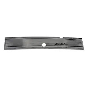 P-gbc1800 Amd Auto Metal Direct New Glove Box Fascia - Chrome Malibu Script Fits Chevrolet Chevelle P-gbc180