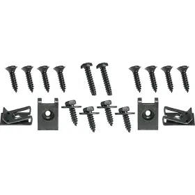 G5317k Amk Products 1972-76 Camaro Glove Box Door And Stop Mounting Hardware Set 18 Pieces