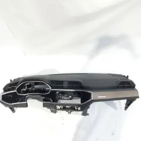 251-10481 Audi Complete Black Dash Assembly With Wood Grain Trim Oem Q3 2020