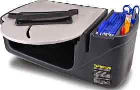 Aue21000-1 Autoexec Ae-rmcd-gt Roadmaster Car Desk For Your Vehicle Workstation Gray