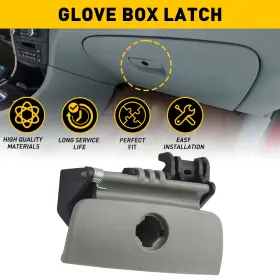 15251006 Auxito Gray Glove Box Latch Lock Handle For Buick Lacrosse Allure 2005-2009 Ea