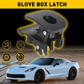 Eoq-ww-86513 Auxito Black Car Glove Box Latch Release Handle Fits Chevy Chevrolet Corvette 1997-2013