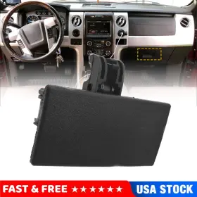 Fsxsk-f150-09-14b Auxito Black Glove Compartment Box Latch Handle Lock Fit For 2009-2014 Ford F-150 F150