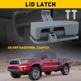Fsxsk-tacoma-05-12g Auxito Gray Abs Center Console Armrest Latch Fit 2005-2012 Toyota Tacoma 58910ad030b0