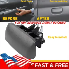 Stxsk-dakota-97-00g Auxito Dark Gray Glove Box Latch Handle Fit Dodge Durango Dakota 1997-2000 Ram 1500 Usa