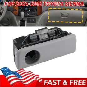 Stxsk-sienna-04-10 Auxito Glove Box Lock Latch Compartment Handle Fawn Gray For 2004 - 2010 Toyota Sienna