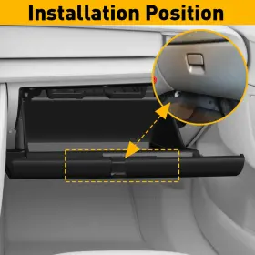 Xpd-xsk-76512 Auxito 1x Glove Box Lock Latch Compartment Handle For Dodge Dakota 97-00 /durango 98-00