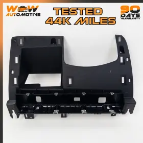 3w1880992c Bentley 04-18 Continental Gt Dashboard Left Knee Support Plate Trim Black Oem