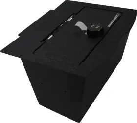 Asdr03 Black Horse Off Road Center Console Safe Lock Box Gun 4 Digit For 19-24 Ram 1500