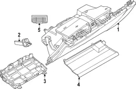 51-16-5-a35-3a9 Bmw Genuine 2023-2024 X1 - Glove Box
