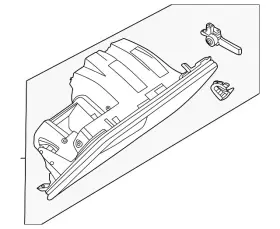 Bmw 51-16-7-941-044 Genuine Glove Box Assembly