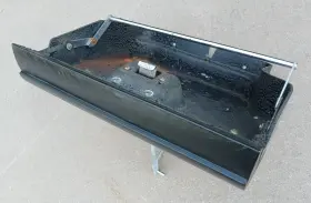 51161804362 Bmw E10 2002 2002tii 1502 1600 Oem Glove Box Pad Chrome Rod Hinges 1966-71