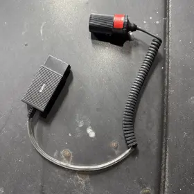 80-90s Bmw 860000190121 Glove Box White Flashlight Auxiliary Power Adapter - E30 E36 E28