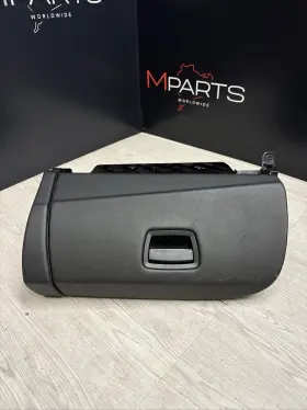 51459197573 Bmw M6 650i 640i 12-18 F06 F12 F13 Merino Black Extended Leather Dash Glove Box Oem