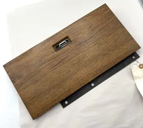 1614419 Cadillac 1981 -1985 Fleetwood Eldorado Glove Box Lid Door Wood Grain 81 - 85