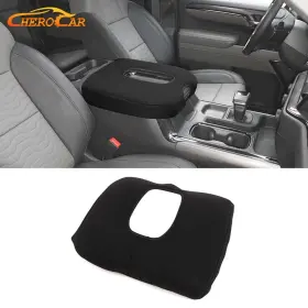 Cherocar2019ab08b20216957 Cherocar Black Center Console Cover Armrest Pad Trim For Chevy Silverado/gmc Sierra 2019