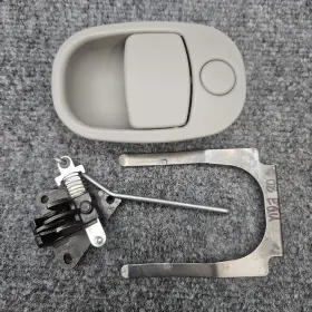 1201-hsg Chevrolet 2005-2008 Chevy Equinox Glove Box Latch Lock Handle Set Oem Gray