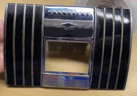 350385 Chevrolet 350787 350639 350629 1939 Chevy Center Dash Trim / Covers Original Gm