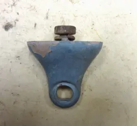3654294 Chevrolet 1940 1941 Chevy Hood Latch Release Rod Bracket On Dash Original Gm