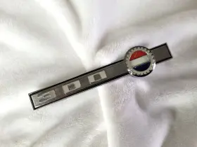 2162302 Chrysler 1962 300 Glove Box Door Emblem Name Plate #2162302