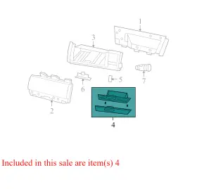 1jf231ksaa Chrysler L0050457 2008-2010 Town And Country Glove Box Door Used Oem