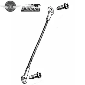 Daniel Carpenter Mutang Restoration Parts C4dz-6206008 1965-1966 Ford Mustang Glove Box Door Cable With Screws
