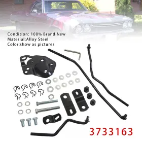 3733163 Darupsun 4 Speed Shifter Linkage Kit For Hurst Shifters With Muncie Transmission
