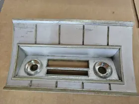 2497649 Dodge Mopar Used 1965 Coronet 440 500 Radio Bezel Am Fm