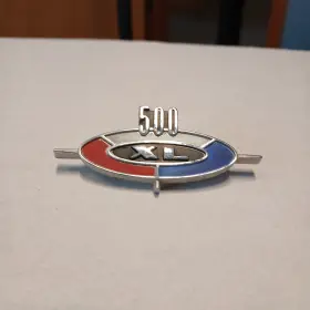 20720 Ford 1965 Galaxie 500 Xl Glove Box Emblem Badge Oem Kbc Red White Blue 20720 Ford 1965 Galaxie 500 Xl Glove Box Emblem Badge Oem Kbc Red White Blue