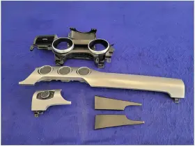 299.fd1i23 Ford 2018-2023 Mustang Gt S550 Dash Trim Kit Vent Bezel Cover Panel 2716