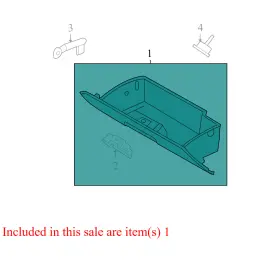 5f9x74060t10aw Ford 2005-2007 Five Hundred Front Glove Box Used Oem