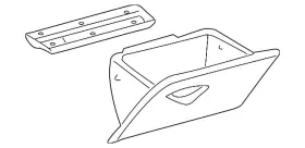 5s4z-54060t10-aab Ford Genuine Glove Box