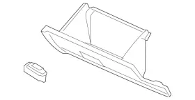 6h6z-54060t10-aa Ford Genuine Glove Box Assembly