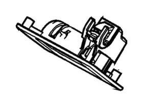 6l2z-1006072-aac Ford Genuine Glove Box Latch 6l2z-1006072-aac Ford Genuine Glove Box Latch