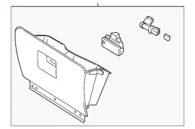 7l1z-7806024-ba Ford Genuine Glove Box Assembly
