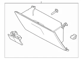 9l3z-1506024-aa Ford Genuine Glove Box Assembly