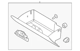 Ba8z-7406024-aa Ford Genuine Glove Box Assembly