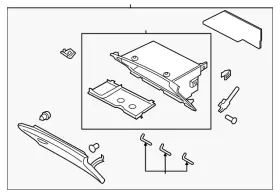 Dp5z-54060t10-af Ford Genuine Glove Box Assembly