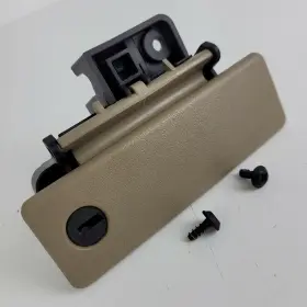 F87x-1006004-aaw Ford 2003-2006 Expedition Glove Box Latch Tan Brown With Screws 2 F87x-1006004-aaw Ford 2003-2006 Expedition Glove Box Latch Tan Brown With Screws 2