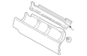 Hc3z-2506010-ba Ford Genuine Storage Box Door