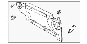 Lj6z-7804338-ae Ford Genuine Panel Instrument Lj6z-7804338-ae Ford Genuine Panel Instrument