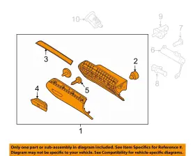 Eb5z78060t10ab Ford Oem 11-15 Explorer Instrument Panel Glove Box-glove Box Assy