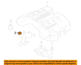 W520100s437 Ford Oem 03-23 Expedition Engine Appearance Cover-front Support Nut W520100s437 Ford Oem 03-23 Expedition Engine Appearance Cover-front Support Nut