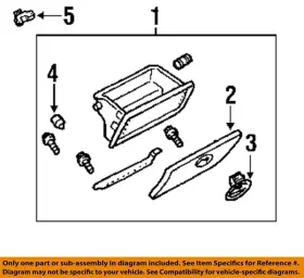 Xs4z6306010aaa Ford Oem 99-03 Escort-glove Compartment Box Assy